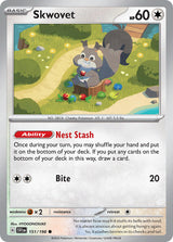 Scarlet and Violet Base 151 Skwovet