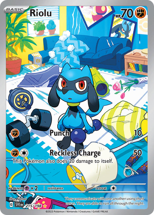 Scarlet and Violet Base 215 Riolu