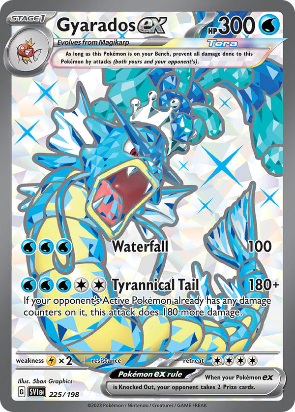 Scarlet and Violet Base 225 Gyarados ex