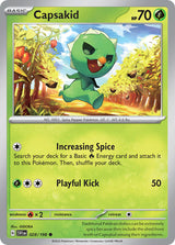 Scarlet and Violet Base 028 Capsakid