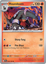 Scarlet and Violet Base 034 Houndoom