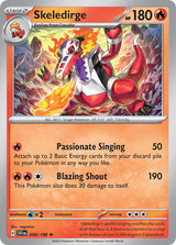 Scarlet and Violet Base 038 Skeledirge