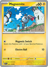 Scarlet and Violet Base 063 Magnemite