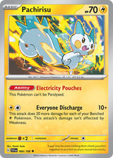 Scarlet and Violet Base 068 Pachirisu