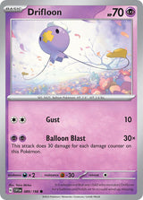 Scarlet and Violet Base 089 Drifloon