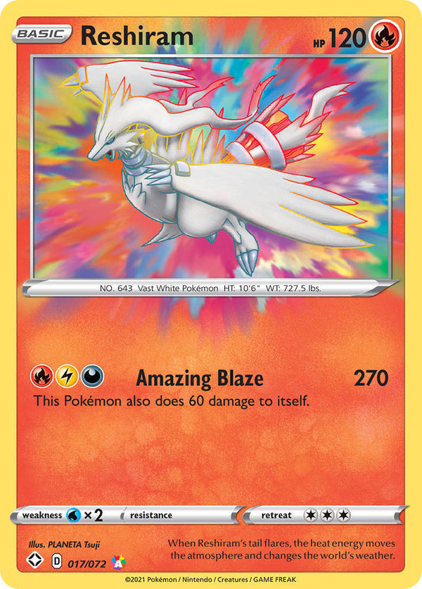 Shining Fates 017 Reshiram