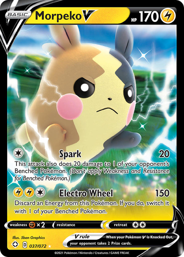 Shining Fates 037 Morpeko V