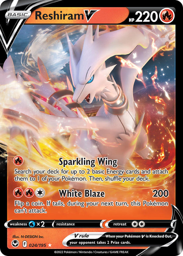 Silver Tempest 024 Reshiram V