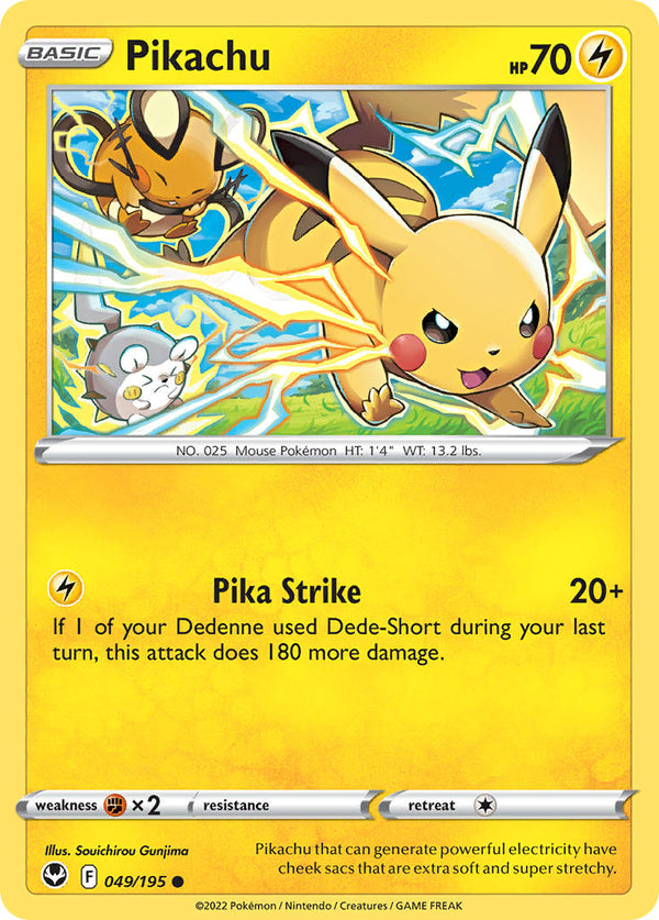 Silver Tempest 049 Pikachu