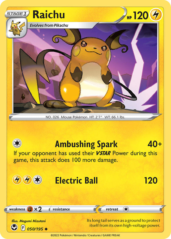 Silver Tempest 050 Raichu