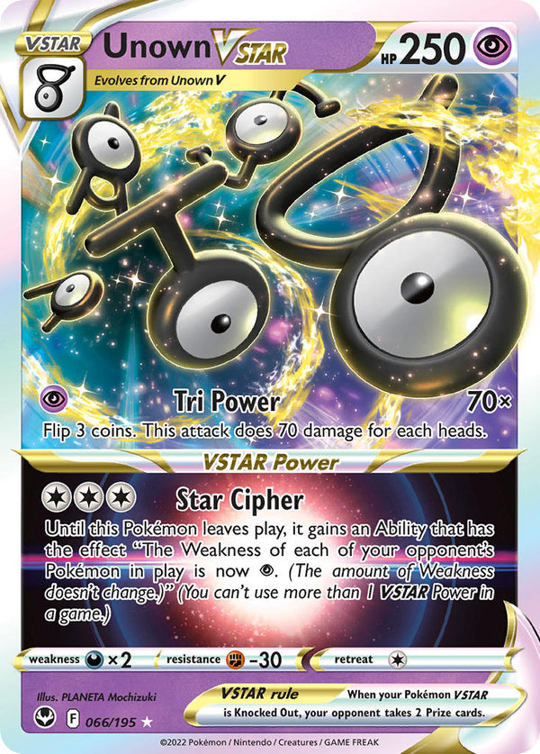 Silver Tempest 066 Unown VSTAR