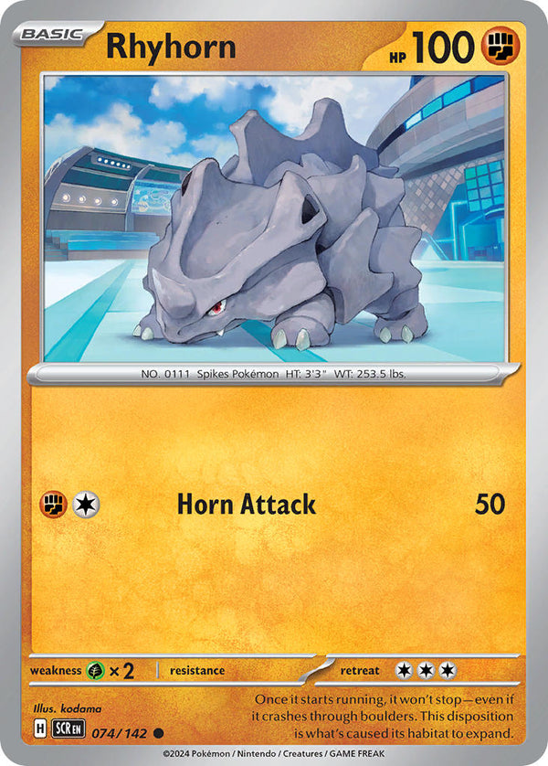 Stellar Crown 074 Rhyhorn