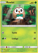Sun and Moon 009 Rowlet