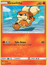 Sun and Moon Base 021 Growlithe