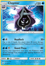 Sun and Moon Base 034 Cloyster