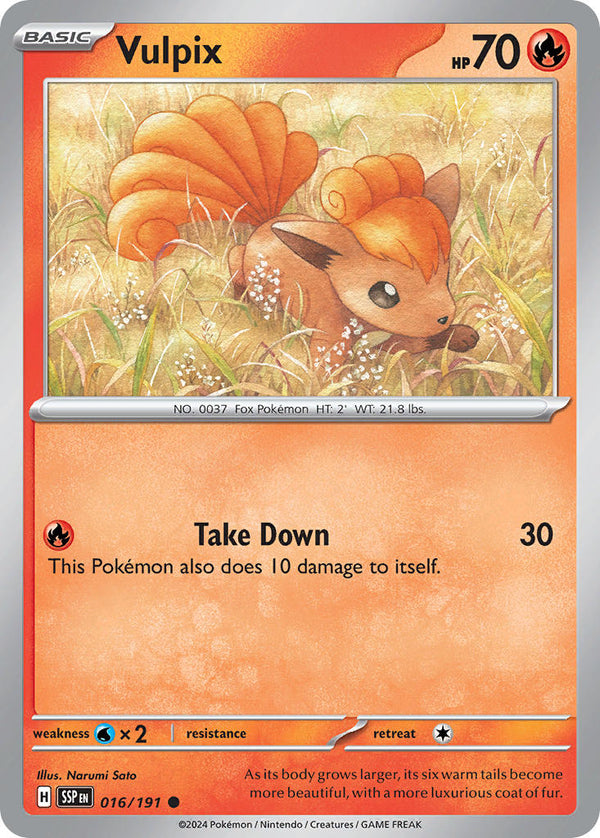 Surging Sparks 016 Vulpix