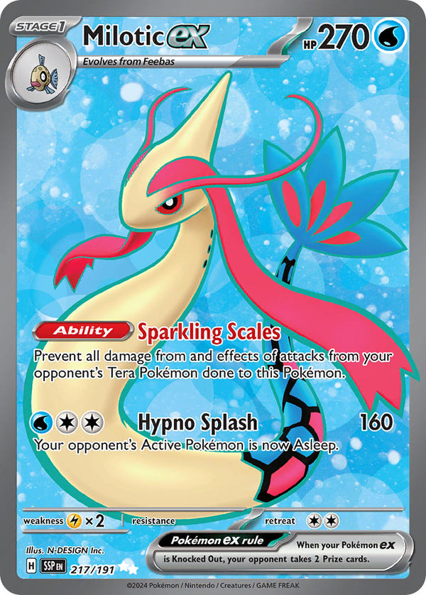 Surging Sparks 217 Milotic ex