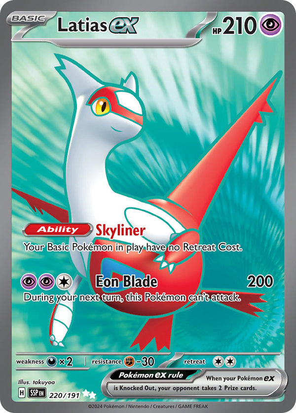 Surging Sparks 220 Latias ex