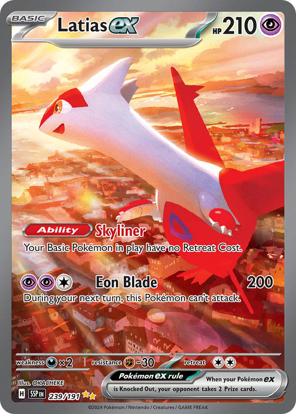 Surging Sparks 239 Latias ex