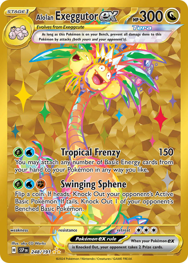 Surging Sparks 248 Alolan Exeggutor ex