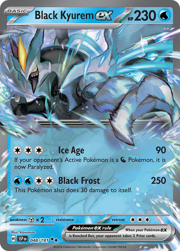 Surging Sparks 048 Black Kyurem ex