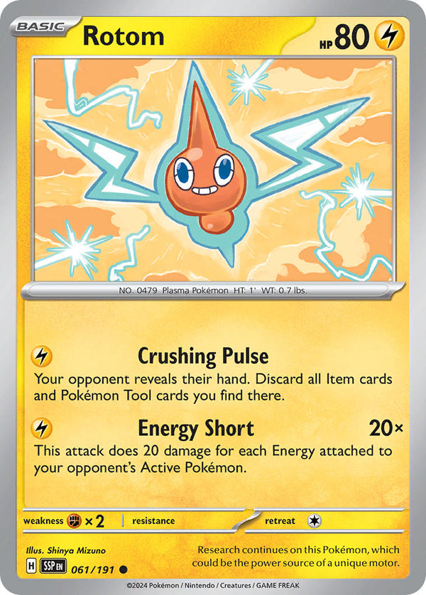 Surging Sparks 061 Rotom