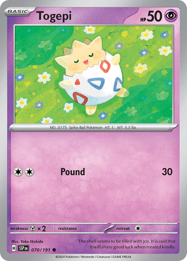 Surging Sparks 070 Togepi