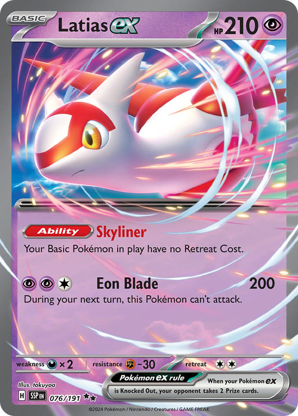 Surging Sparks 076 Latias ex