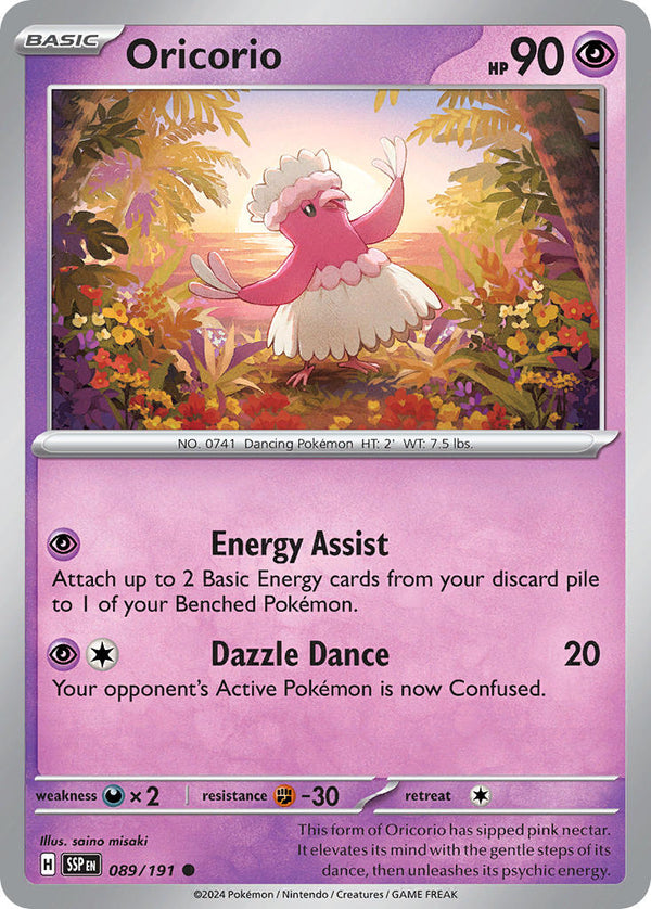 Surging Sparks 089 Oricorio