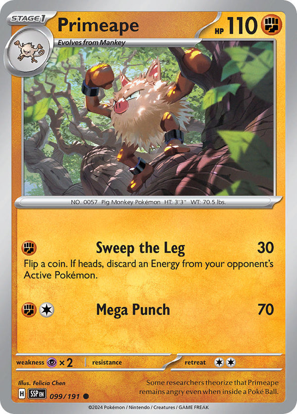 Surging Sparks 099 Primeape