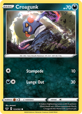 Sword and Shield Base 123 Croagunk