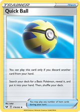 Sword and Shield Base 179 Quick Ball