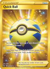 Sword and Shield Base 216 Quick Ball