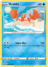 Sword and Shield Base 043 Krabby