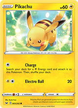 Sword and Shield Base 065 Pikachu
