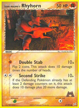 Team Magma vs Team Aqua 067 Team Magma's Rhyhorn