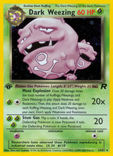 Team Rocket 014 Dark Weezing