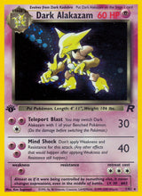 Team Rocket 001 Dark Alakazam