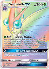Unbroken Bonds 216 Venomoth-GX