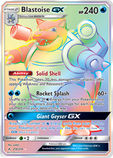 Unbroken Bonds 218 Blastoise-GX