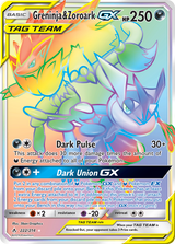 Unbroken Bonds 222 Greninja & Zoroark-GX