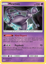 Unbroken Bonds 075 Mewtwo