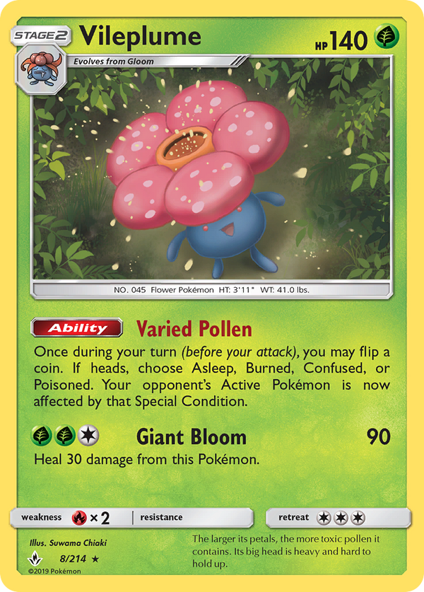 Unbroken Bonds 008 Vileplume