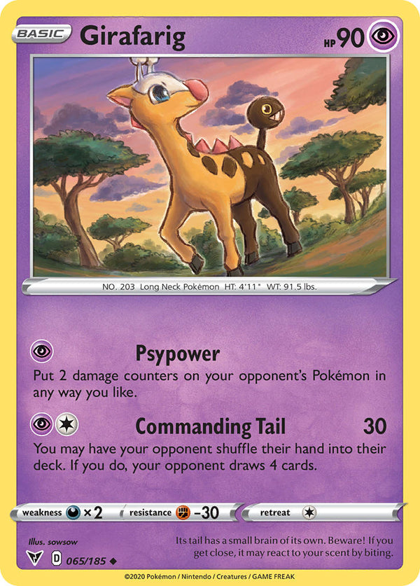 Vivid Voltage 065 Girafarig