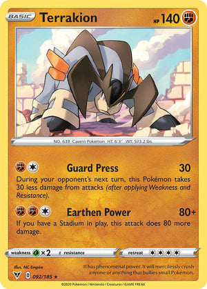 Vivid Voltage 092 Terrakion