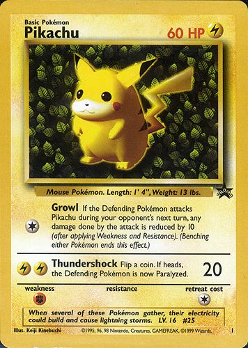 Wizards of the Coast Promos 001 Pikachu