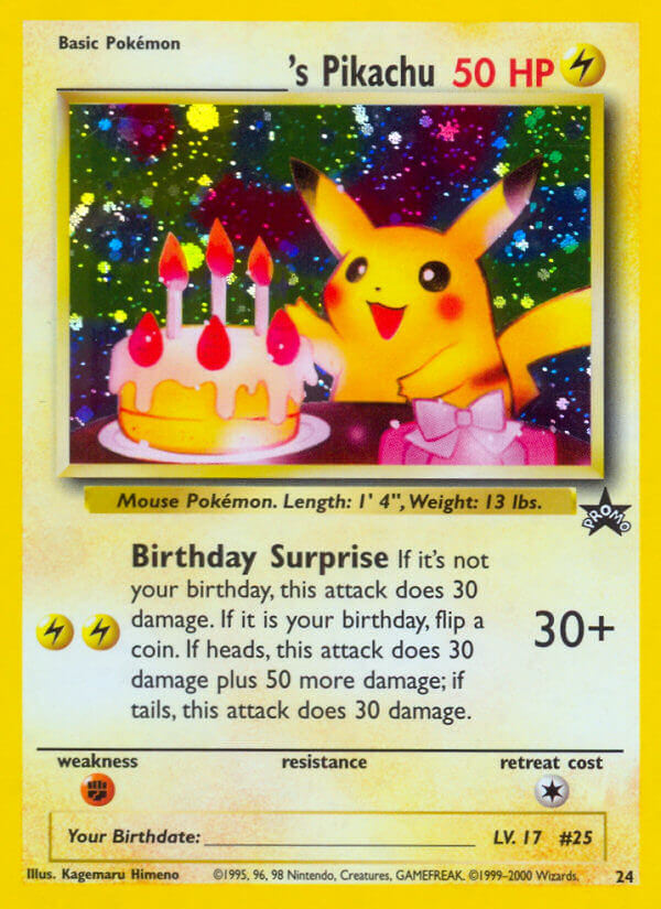 Wizards of the Coast Promos 024 ___________'s Pikachu