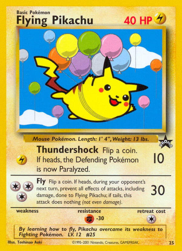 Wizards of the Coast Promos 025 Flying Pikachu