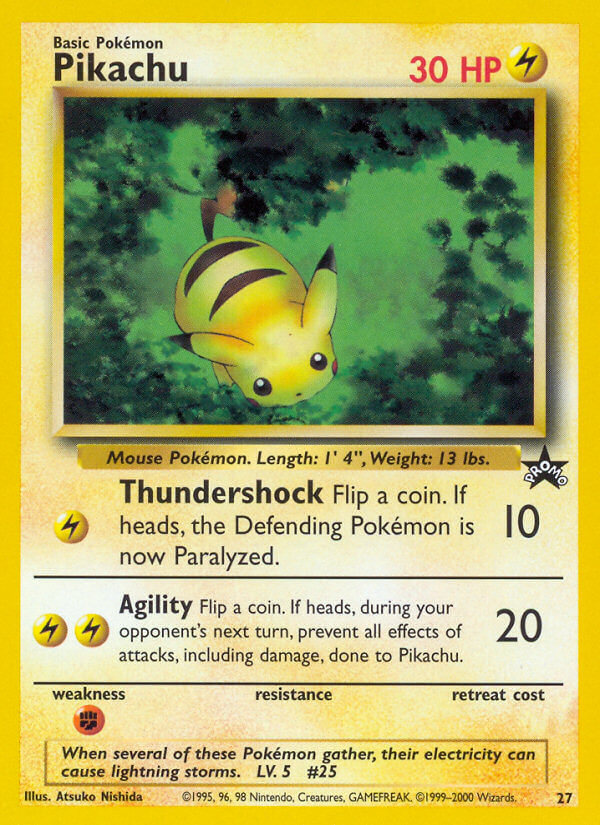 Wizards of the Coast Promos 027 Pikachu