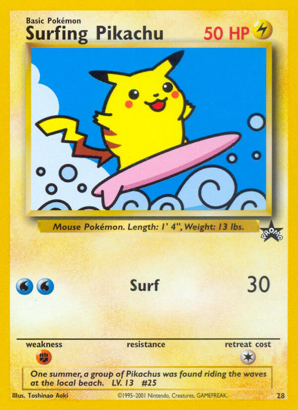 Wizards of the Coast Promos 028 Surfing Pikachu